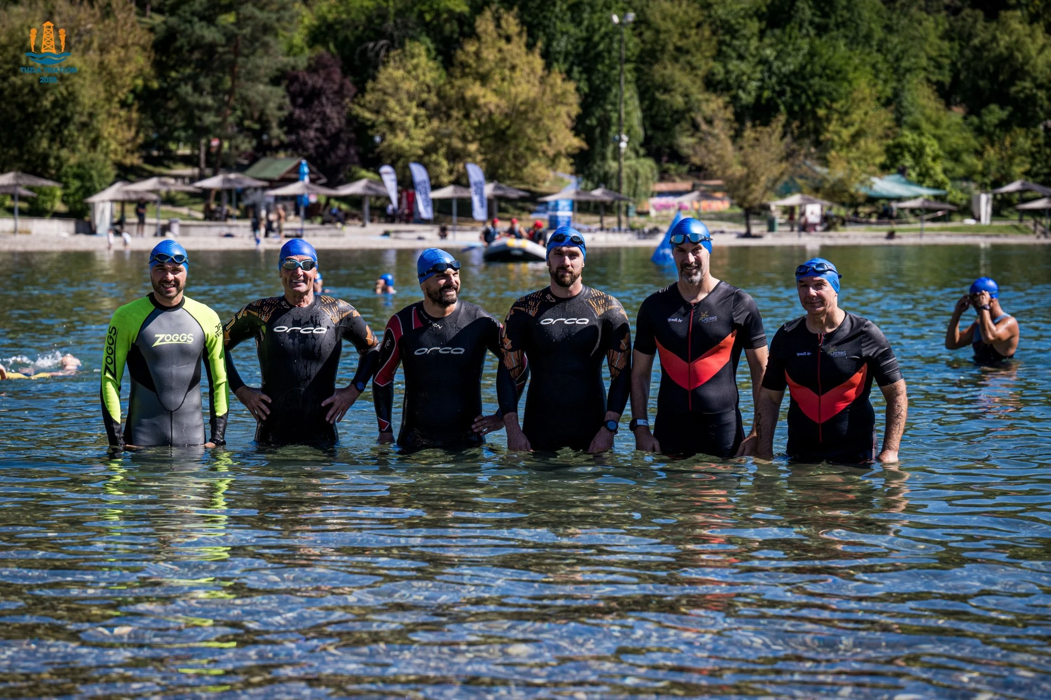 TK Feniks Sarajevo - triatlonci na startu trke na Jablaničkom jezeru